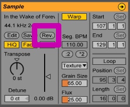 Reverse Sample in Ableton Live