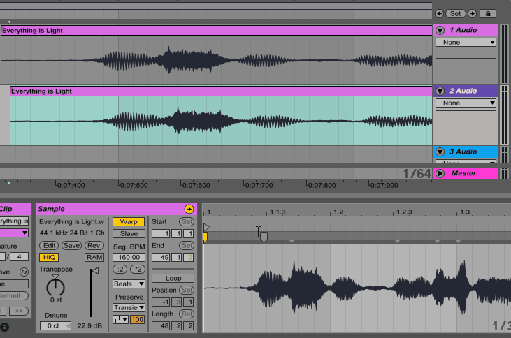 Warping Backing Vocals